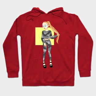 Girl with glasses Hoodie